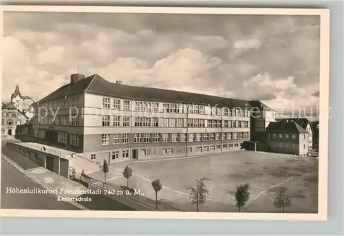 AK / Ansichtskarte Freudenstadt Keplerschule Kurort Wintersportplatz im Schwarzwald Freudenstadt