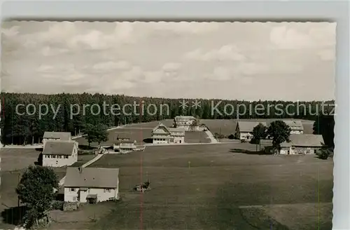 AK / Ansichtskarte Kniebis_Freudenstadt Kurort Wintersportplatz im Schwarzwald Fliegeraufnahme Kniebis_Freudenstadt