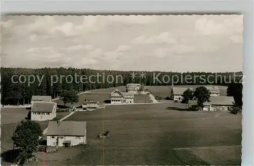 AK / Ansichtskarte Kniebis_Freudenstadt Kurort Wintersportplatz im Schwarzwald Fliegeraufnahme Kniebis_Freudenstadt