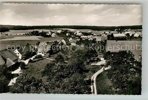 AK / Ansichtskarte Igelsberg Panorama mit Haus Libanon Fliegeraufnahme Igelsberg
