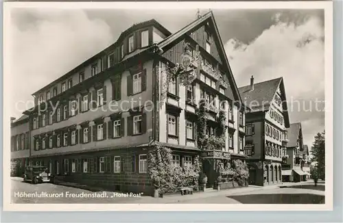 AK / Ansichtskarte Freudenstadt Hotel Post Kurort Wintersportplatz im Schwarzwald Freudenstadt