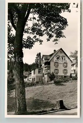 AK / Ansichtskarte Kniebis_Freudenstadt Pension B?ckerei Hauser Kurort Wintersportplatz im Schwarzwald Kniebis_Freudenstadt