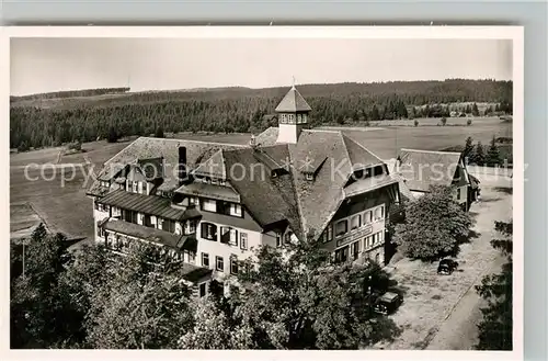 AK / Ansichtskarte Lamm_Kniebis Kurhotel Kniebis Lamm Kurort Wintersportplatz im Schwarzwald Lamm Kniebis