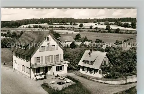 AK / Ansichtskarte Obermusbach_Freudenstadt H?henkurheim Sonnenblick Kurort Schwarzwald Fliegeraufnahme Obermusbach_Freudenstadt