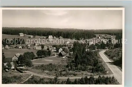 AK / Ansichtskarte Kniebis_Freudenstadt H?henluftkurort Wintersportplatz Fliegeraufnahme Kniebis_Freudenstadt