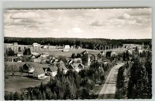 AK / Ansichtskarte Kniebis_Freudenstadt Teilansicht Kurort Wintersportplatz im Schwarzwald Fliegeraufnahme Kniebis_Freudenstadt