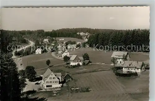 AK / Ansichtskarte Kniebis_Freudenstadt Teilansicht Kurort Wintersportplatz im Schwarzwald Fliegeraufnahme Kniebis_Freudenstadt