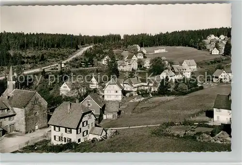 AK / Ansichtskarte Kniebis_Freudenstadt Teilansicht Kurort Wintersportplatz im Schwarzwald Kniebis_Freudenstadt