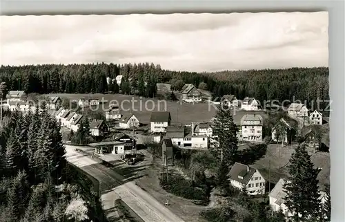 AK / Ansichtskarte Kniebis_Freudenstadt Kurort Wintersportplatz an der Schwarzwaldhochstrasse Fliegeraufnahme Kniebis_Freudenstadt
