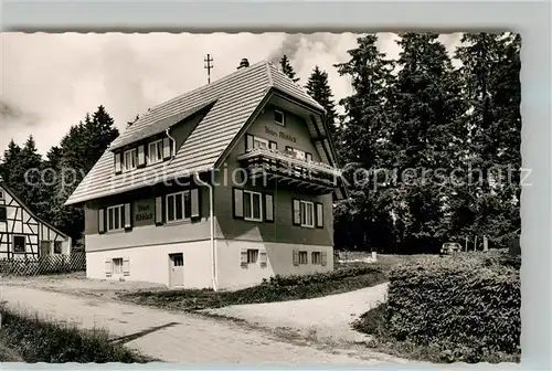 AK / Ansichtskarte Kniebis_Freudenstadt G?stehaus Pension Haus Albblick Schwarzwaldhochstrasse Kniebis_Freudenstadt
