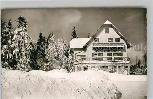 AK / Ansichtskarte Zwieselberg_Freudenstadt Hotel Tannenhof Winterimpressionen Schwarzwald Zwieselberg_Freudenstadt