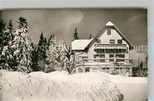 AK / Ansichtskarte Zwieselberg_Freudenstadt Hotel Tannenhof Winterimpressionen im Schwarzwald Zwieselberg_Freudenstadt