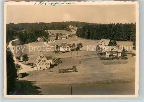 AK / Ansichtskarte Kniebis_Freudenstadt Teilansicht mit Gasthaus zum Waldhorn Kurort Wintersportplatz Schwarzwald Kniebis_Freudenstadt