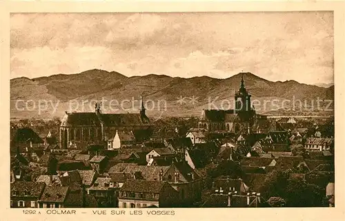 AK / Ansichtskarte Colmar_Haut_Rhin_Elsass Vue sur les Vosges Colmar_Haut_Rhin_Elsass