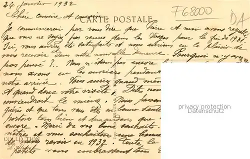 AK / Ansichtskarte Colmar_Haut_Rhin_Elsass Vue sur les Vosges Colmar_Haut_Rhin_Elsass