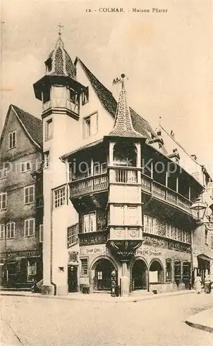 AK / Ansichtskarte Colmar_Haut_Rhin_Elsass Maison Pfister Colmar_Haut_Rhin_Elsass