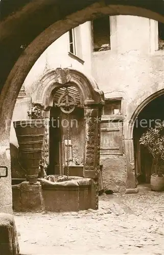 AK / Ansichtskarte Reichenweier_Reichenweiher Brunnen im Haus Kiener Reichenweier