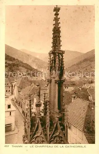 AK / Ansichtskarte Thann_Haut_Rhin_Elsass Le Chapiteau de la Cathedrale Thann_Haut_Rhin_Elsass