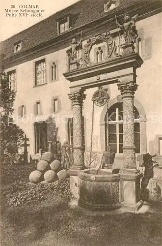 AK / Ansichtskarte Colmar_Haut_Rhin_Elsass Musee Schongauer Colmar_Haut_Rhin_Elsass