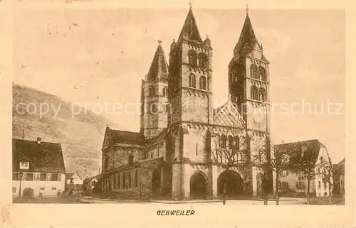 AK / Ansichtskarte Gebweiler_Elsass Kirche Gebweiler_Elsass