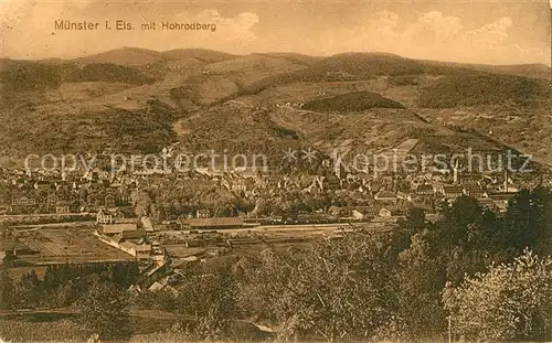AK / Ansichtskarte Muenster_Elsass mit Hohrodberg Muenster_Elsass