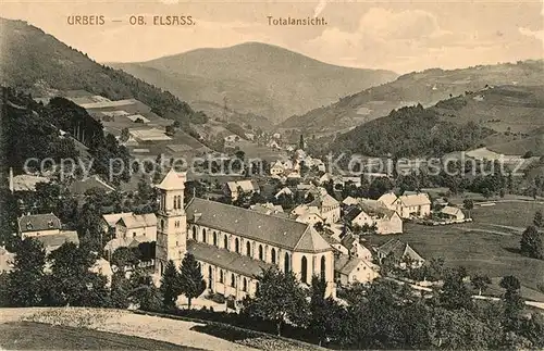 AK / Ansichtskarte Urbeis Panorama mit Kirche Urbeis