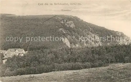 AK / Ansichtskarte Col_de_la_Schlucht Frontiere Col_de_la_Schlucht