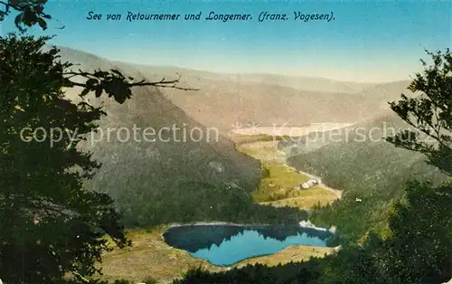 AK / Ansichtskarte Gerardmer_Vosges Lac de Retournemer et Longemer Gerardmer Vosges