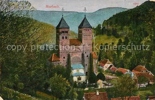 AK / Ansichtskarte Murbach_Elsass Kirche Murbach Elsass