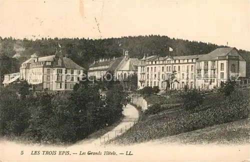AK / Ansichtskarte Trois_Epis_Haut_Rhin_Elsass Les Grands Hotels Trois_Epis