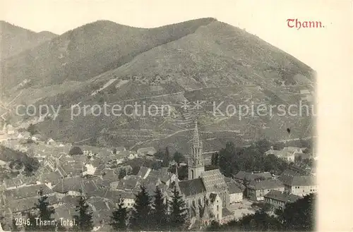 AK / Ansichtskarte Thann_Haut_Rhin_Elsass Totalansicht Thann_Haut_Rhin_Elsass