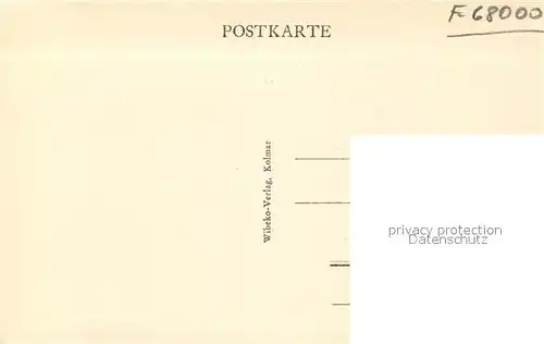 AK / Ansichtskarte Colmar_Haut_Rhin_Elsass Strassenecke in Alt Colmar Colmar_Haut_Rhin_Elsass