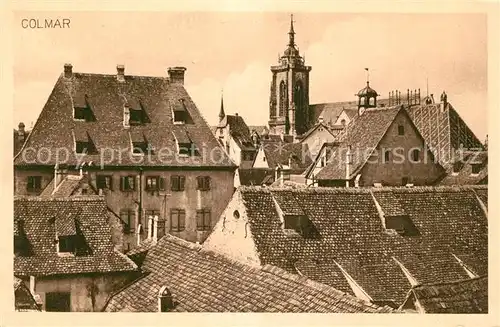 AK / Ansichtskarte Colmar_Haut_Rhin_Elsass Daecher der Stadt Colmar_Haut_Rhin_Elsass