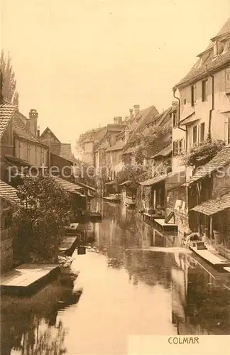 AK / Ansichtskarte Colmar_Haut_Rhin_Elsass Partie an der Lauch Colmar_Haut_Rhin_Elsass