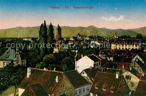 AK / Ansichtskarte Colmar_Haut_Rhin_Elsass Gesamtansicht Colmar_Haut_Rhin_Elsass
