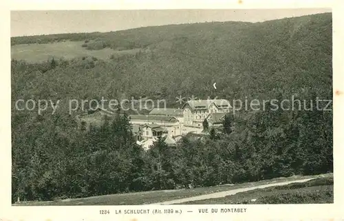 AK / Ansichtskarte La_Schlucht Vue du Montabey La_Schlucht