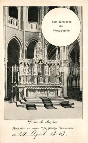 AK / Ansichtskarte Mulhouse_Muehlhausen Pfarrei St Stephan Mulhouse Muehlhausen