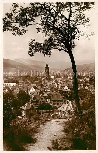 AK / Ansichtskarte Munster_Haut_Rhin_Elsass Vue generale prise du Narrenstein Munster_Haut_Rhin_Elsass