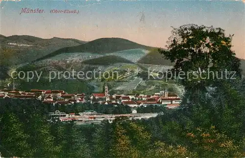 AK / Ansichtskarte Muenster_Elsass Panorama Muenster_Elsass