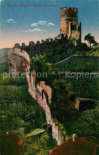 AK / Ansichtskarte Kaysersberg_Haut_Rhin Ruine Kaysersberg Kaysersberg_Haut_Rhin