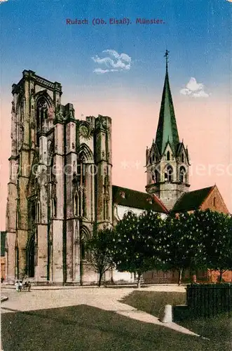 AK / Ansichtskarte Rufach Muenster Rufach
