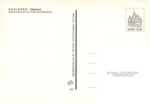 AK / Ansichtskarte Schierke_Harz Kirche Alte Schmiede  Schierke Harz