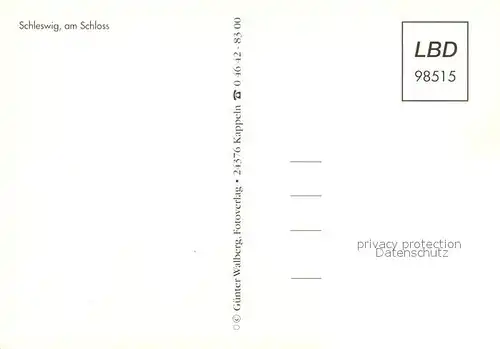 AK / Ansichtskarte Schleswig_Schlei Schloss Schleswig_Schlei