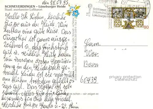 AK / Ansichtskarte Schneverdingen  Schneverdingen