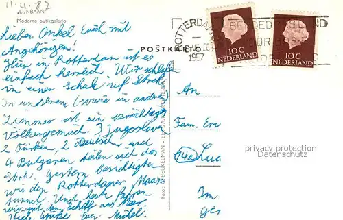 AK / Ansichtskarte Rotterdam Lijnbaan  Rotterdam