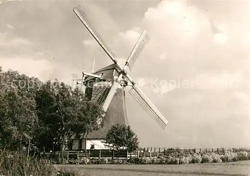 AK / Ansichtskarte Niederlande Molenland Windmuehle Niederlande