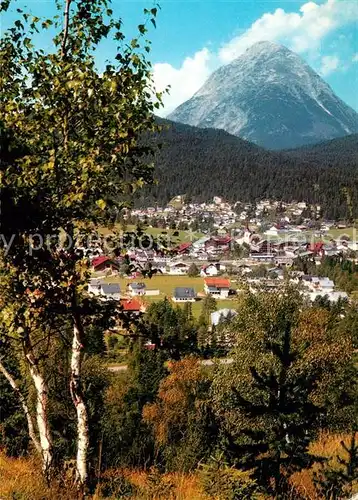 AK / Ansichtskarte Seefeld_Tirol Gegen Hohe Munde Seefeld Tirol