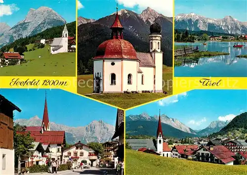 AK / Ansichtskarte Seefeld_Tirol Kirchenpartien Moesern Schmuckkastl Seefeld Tirol