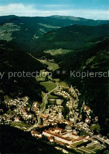 AK / Ansichtskarte St_Blasien Fliegeraufnahme Kloster St_Blasien