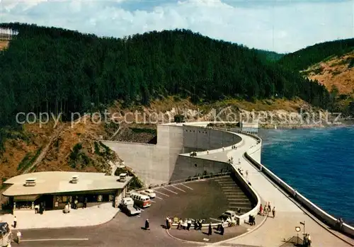 AK / Ansichtskarte Okertalsperre Staumauer Okertalsperre